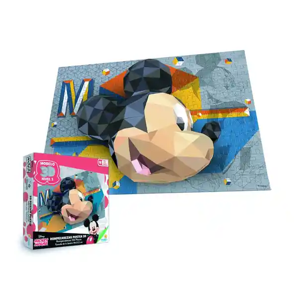 Ronda Rompecabezas 3D Mickey Mouse