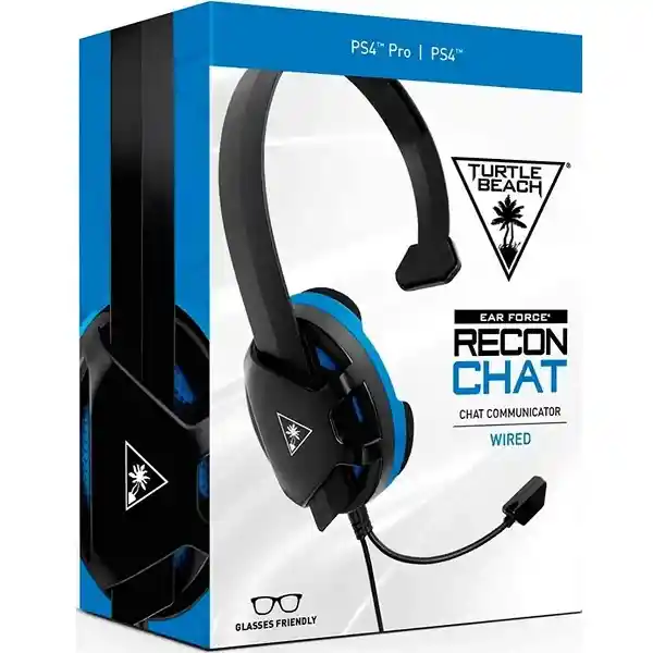 Playstation Diadema Turtle Beach Recon Chat 3.5 mm Black