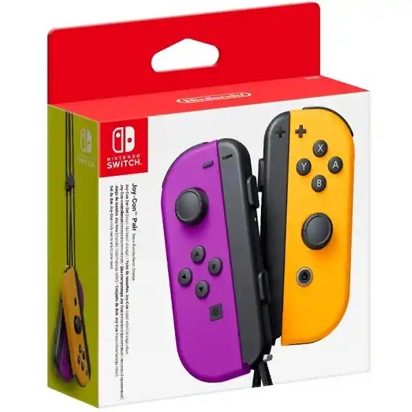 Nintendo Switch Control Joy-Con LYR Neón Purple Orange