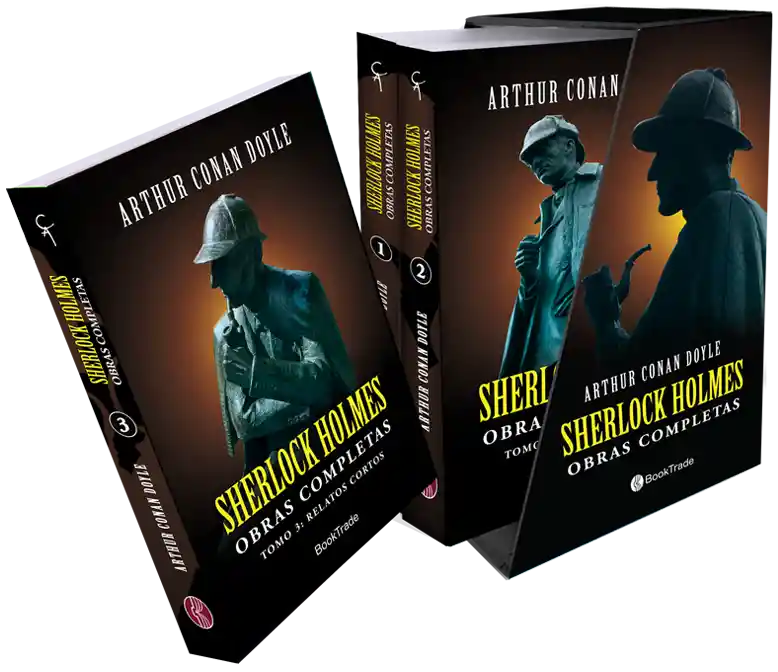 Tres Tomos - Obra Completa - Sherlock Holmes - 1696 Páginas