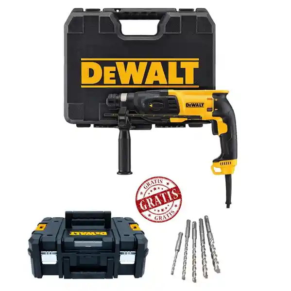 Dewalt Kit Rotomartillo Sds Plus Con Caja