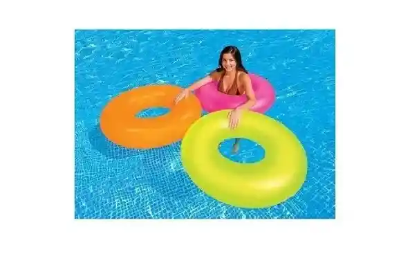 Intex Lotador Llanta Neon 59262 Pool Party