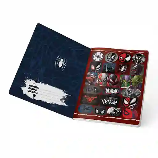 Scribe Cuaderno Cosido Rayas Spiderman Max