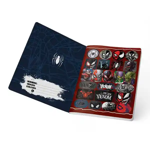 Scribe Cuaderno Cosido Rayas Spiderman Max