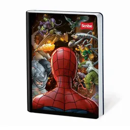 Scribe Cuaderno Cosido Rayas Spiderman Max