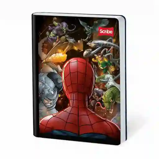 Scribe Cuaderno Cosido Rayas Spiderman Max