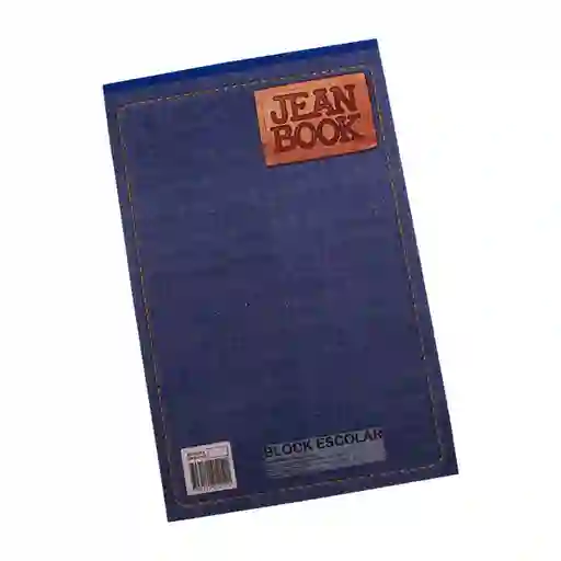 Jean Book Block Escolar Blanco Oficio 
