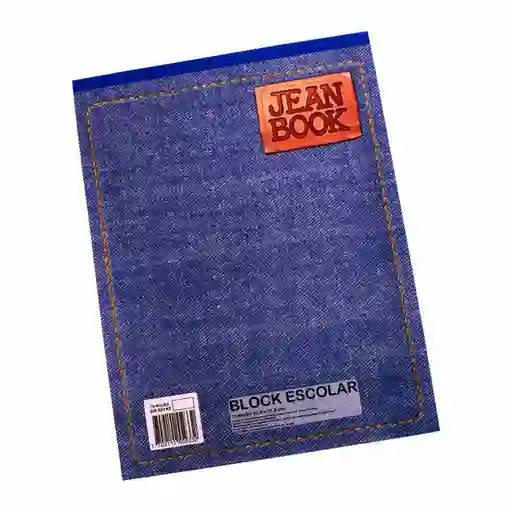 Norma Block Blanco Liso Carta Jean Book