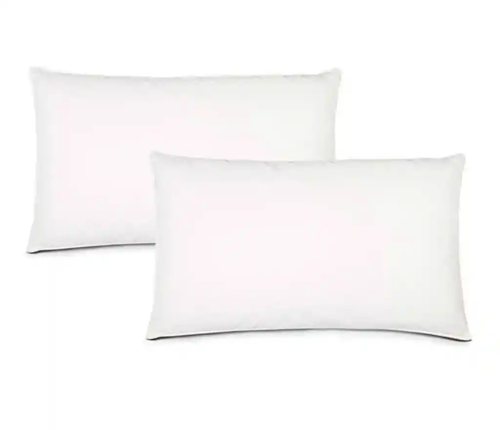 Oferta 2 Almohadas Siliconadas 50x70cm Set X 2 Blanco