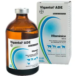 Vigantol Multivitamínico de Uso Veterinario Inyectable 100 mL