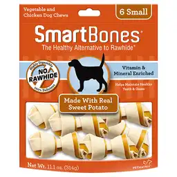 SmartBones Snack para Perro con Papa Dulce