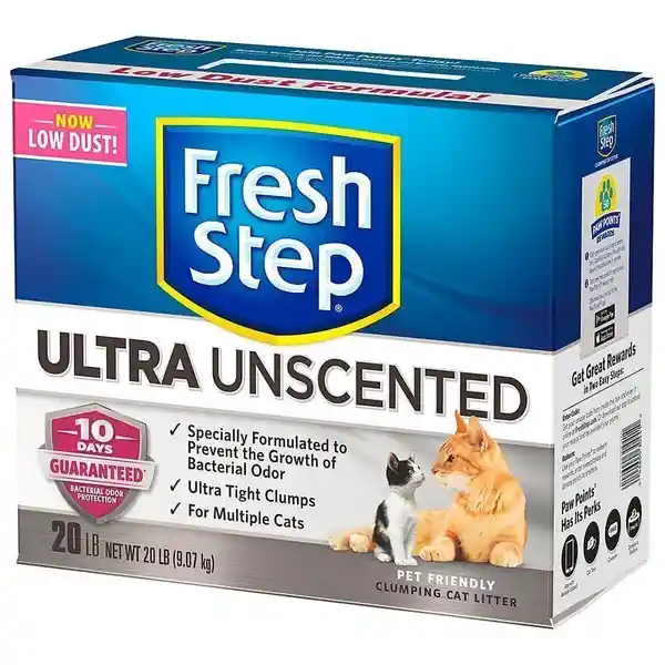 Fresh Step Arena Para Gatos Ultra Unscented 20 Lb