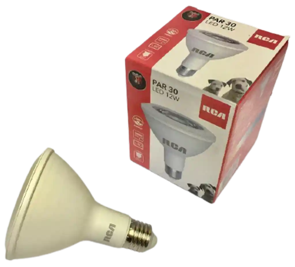 bombillo  led par30 luz balnca e27 12w Rca 1080lm 87/277v 