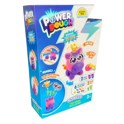 Ronda Juego de Mesa Power Dough Unicorn