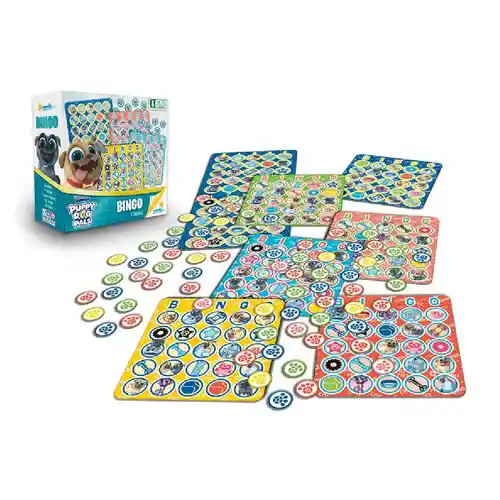 Ronda Juego de Mesa Bingo Puppy Dog Pals