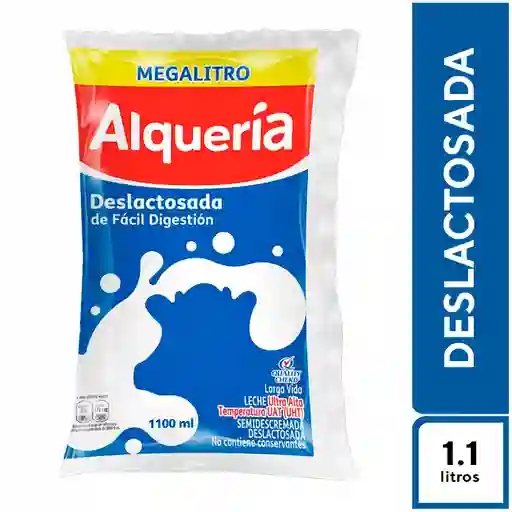 Alqueria Leche Deslactosada Megalitro 1100 ml