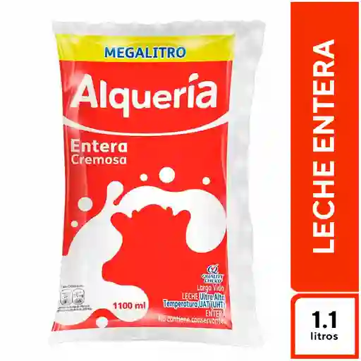 Alqueria Leche Entera Megalitro 1100 ml