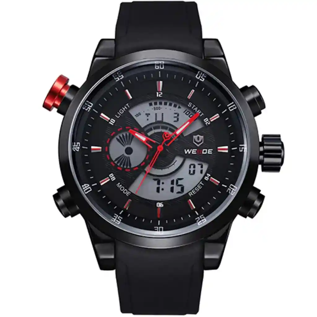 Reloj Militar Hombre WEIDE 3401 Deportivo Calendario RH