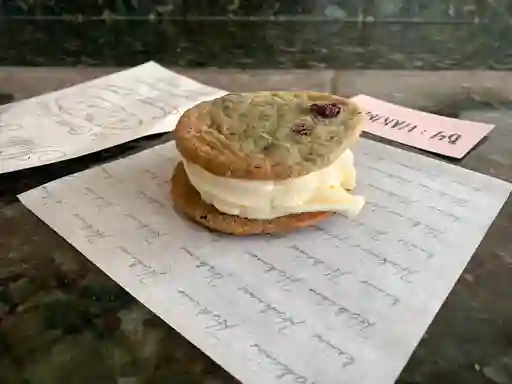 Blueberry Cheesecake Ice Cream Sandwich