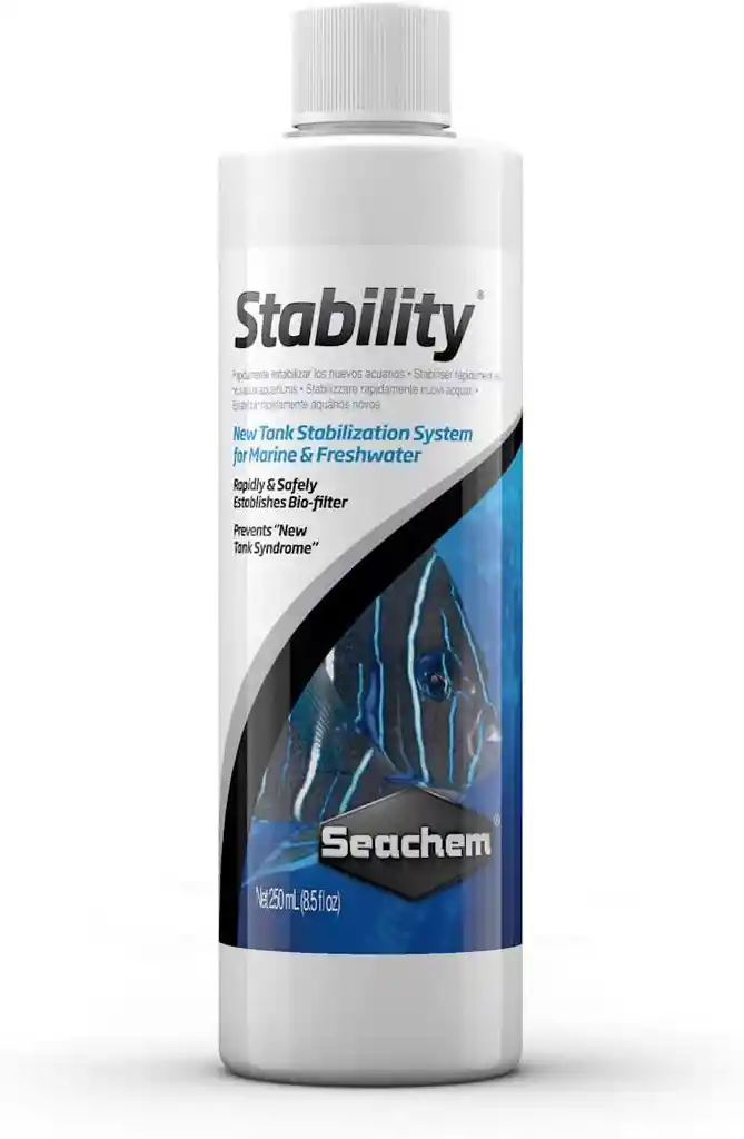 Stability Seachem Bacterias Acuario Peces Bio Filtro 250ml