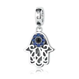 Charm Dije Mano Hamsa En Plata 925 Para Pulsera O Cadena