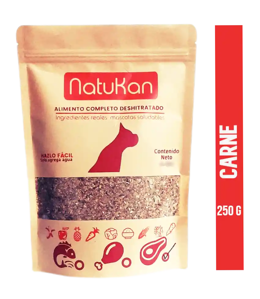 Natukan Pruebalo -Alimento Deshitratadocarne Adult 250G