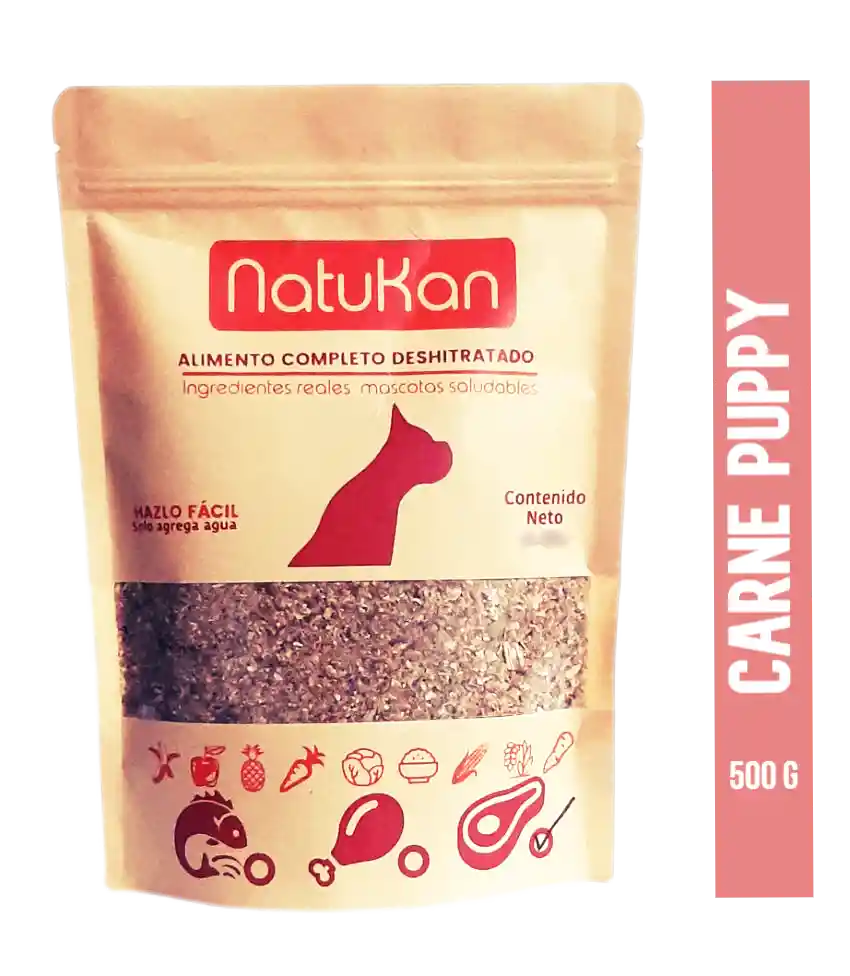 Natukan Alimento Deshitratadocarne Premium Puppy 500G