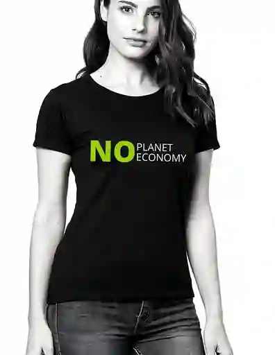 Camiseta no planet no economy