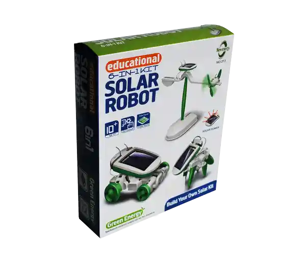 Reditoys Juguete Robot Solar 6 En 1 Be Green