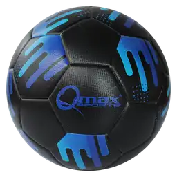Qmax Balón de Fútbol Premium No 5 Black