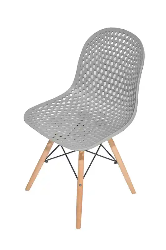 silla para comedor tipo eames gris IG 0020