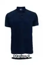 Docena De Camisetas Tipo Polo Hombre Color Azul Marino +