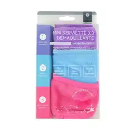 Toallas Mágicas Desmaquillantes. Colores Surtidos. Elimina Con un Solo Gesto tu Maquillaje Con Esta Mini Toalla de Microfibra. Sólo Necesita Agua. Prueba Por Ambas Caras. Lavable en la Lavadora Desde 30 Grados. Medidas: 20, 3 x 8  cm, H. 0, 3  cm. Sku 209612. Sku 3664944058540
