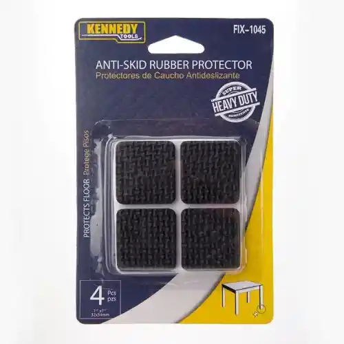 Kennedy Tools Protector Caucho Negro Cuadrado Fix-1045