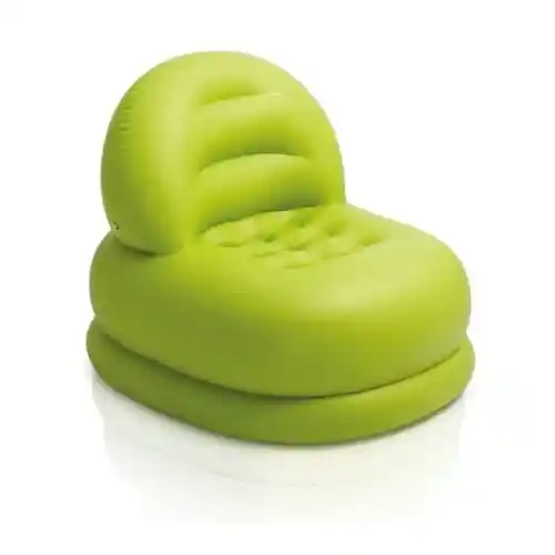 Silla Inflable Individual, Tanto Para Interior Como Para Exterior. Es de Gran Resistencia y Cuenta Con un Cómodo Respaldo. Soporta un Peso Máximo Aproximado de 75  Kg. Medida 84 x 99 x 76  cm. Disponible en Color Verde o Blanco. Puede Llegarle Cualquiera de Estos Dos Colores, Sujeto a Disponibilidad de la Tienda. Sku 176228. Sku 6941057402727