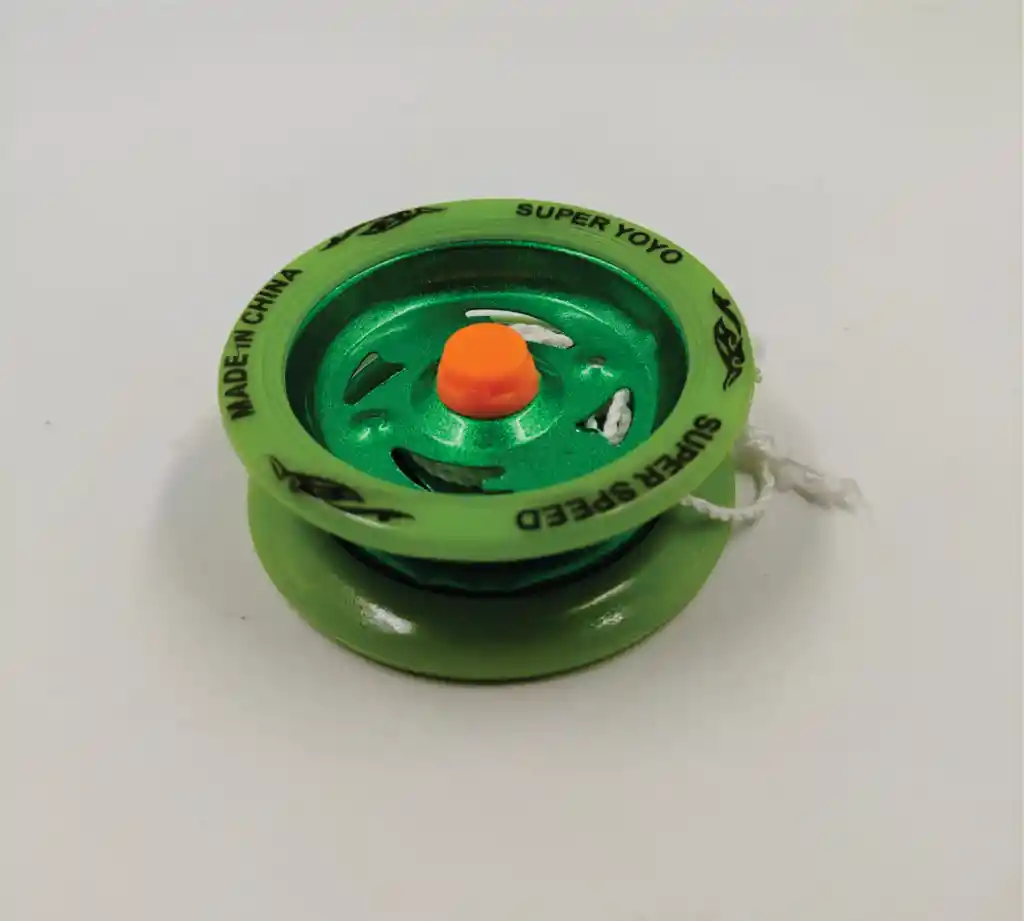 Yoyo Metálico Fino Verde