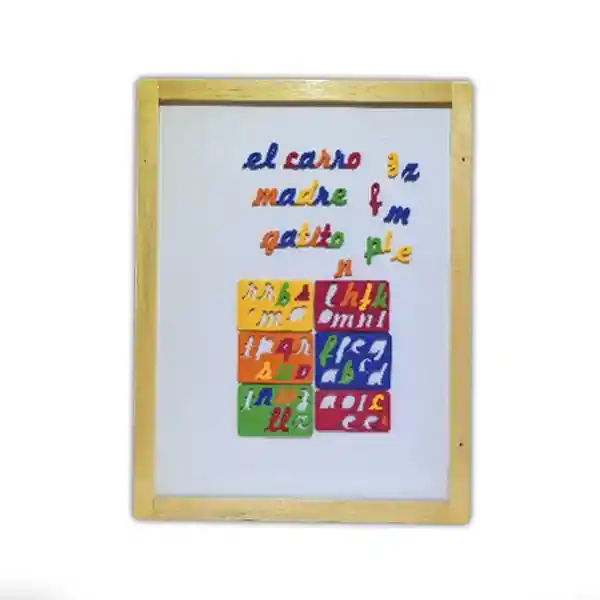 Triotoy Juego didáctico Letras Cursivase en Madera