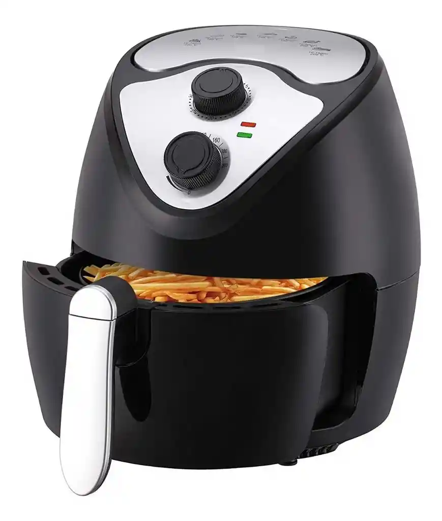 Freidora Sin Aceite 3.6 + Libro 100 Recetas Air Fryer  Freidora