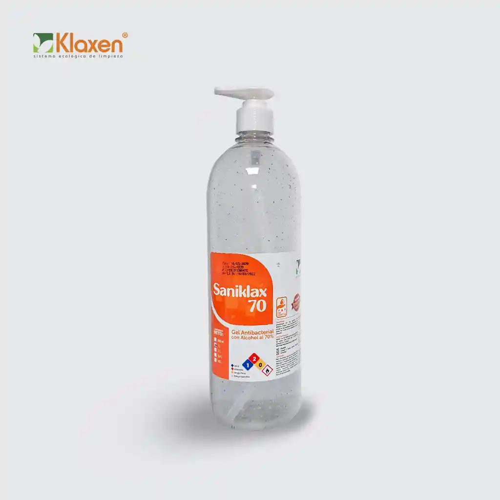 Gel antibacterial al 70%: Saniklax