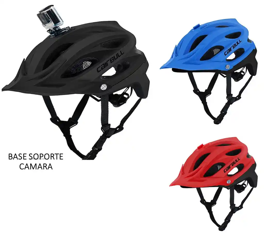 Gopro Casco Cairbull Para Ciclismo Mtb Con Base Para