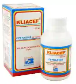 Kliacef Suspensión Cefradina (250 mg)