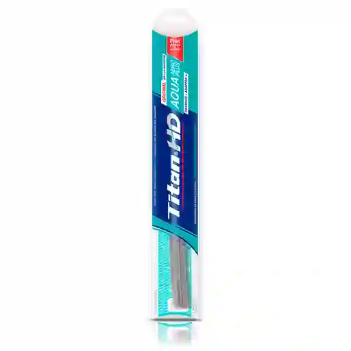 Titan HD Plumilla Curva Aqua 18