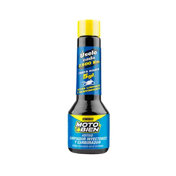 Moto Bien Aditivo Gasolina Limpiador de Inyectores 60 mL