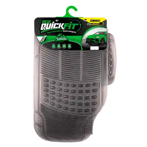 Full Equipo Tapete Para Carro Ecológico Quickfit Cristal Humo