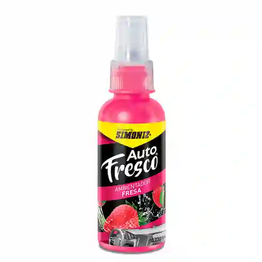 Auto Fresco Ambientador Spray Fresa 100 mL