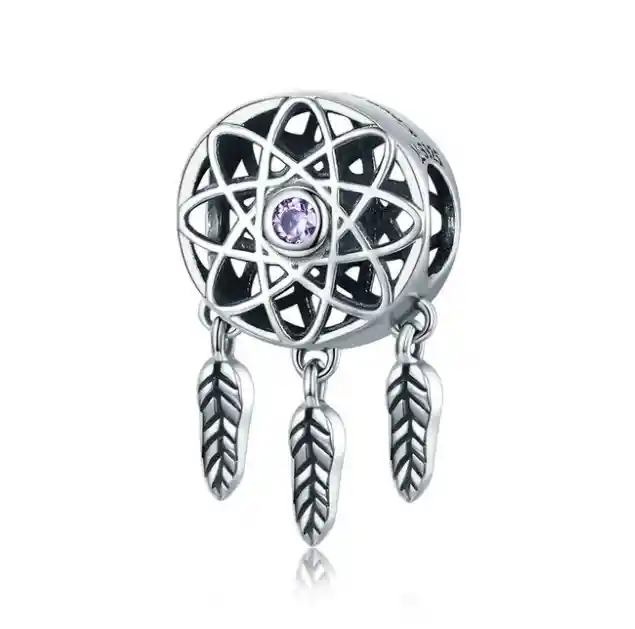 Charm Dije Atrapasueños Fabricado En Plata 925 