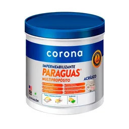 Paraguas Multipropósito Gris Corona 1/4