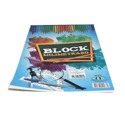 Block Milimetrado 1/8 de 35 Hojas