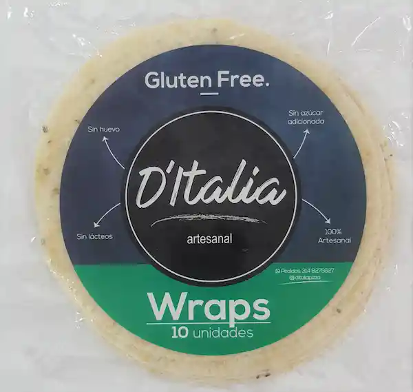 Gluten Free Ditalia Pan Tipo Pizza