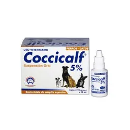 Coccicalf Bactericida Para Perro y Gato en Suspensión 10 mL